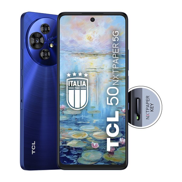 TCL 50 NXTPAPER 5G 17,2 cm (6.78") SIM doble Android 14 USB Tipo C 8 GB 256 GB 5010 mAh Azul