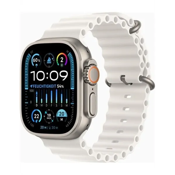 Apple Watch Ultra 2/ GPS/ Cellular/ 49mm/ Caja de Titanio/ Correa Ocean Blanca