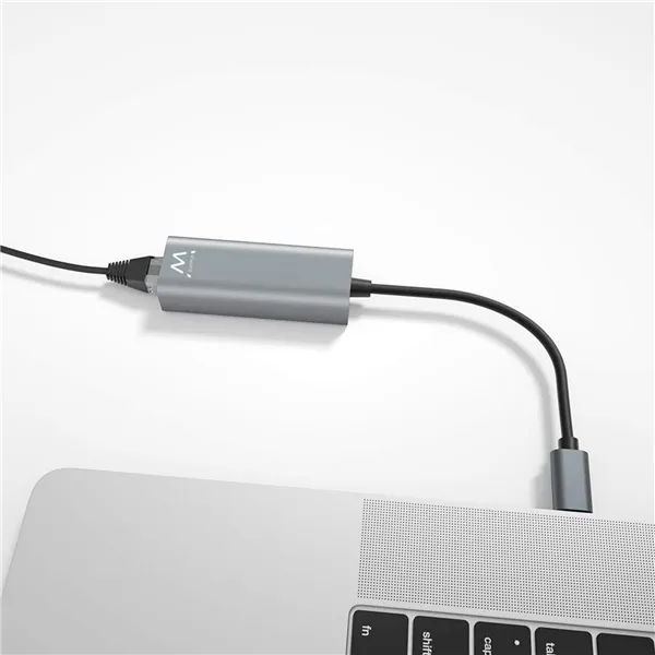 Ewent adaptador de red gigabit usb-c aluminio