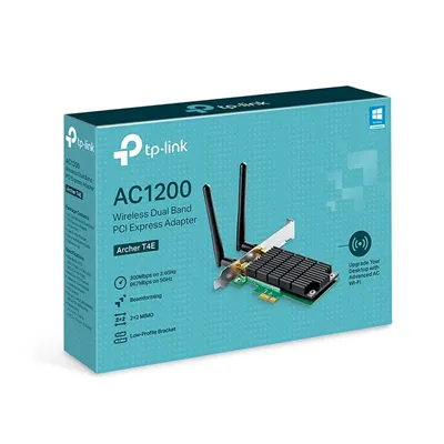 Tp-link archer t4e adaptador wi-fi pci-e ac120