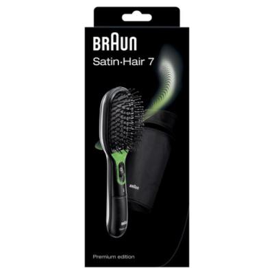 Braun Satin Hair 7 BR 730 Cepillo alisador Negro, Verde