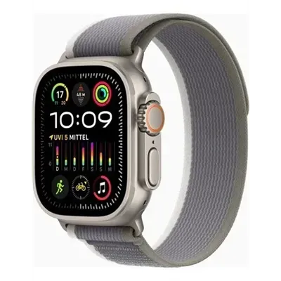 Apple Watch Ultra 2 con Correa Loop Trail Verde/Gris M/L