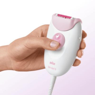 Braun Silk-épil 3 - 3270 20 pinzas Blanco, Rosa