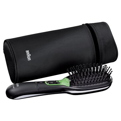 Braun Satin Hair 7 BR 730 Cepillo alisador Negro, Verde