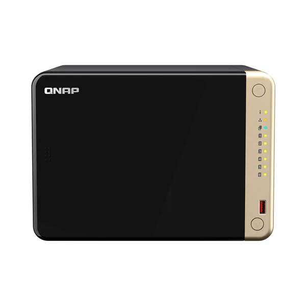 Qnap ts-664-8g nas 6xhdd-bay 2x2.5gbe 4xusb