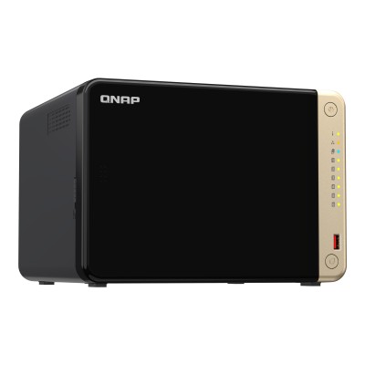 Qnap ts-664-8g nas 6xhdd-bay 2x2.5gbe 4xusb