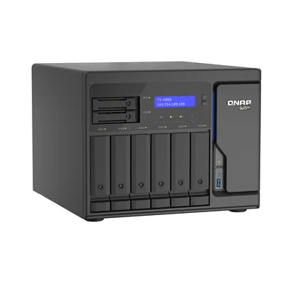 Qnap ts-h886-d1602-8g nas 4+2-bay 4x2.5gbe