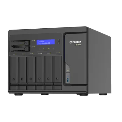 Qnap ts-h886-d1602-8g nas 4+2-bay 4x2.5gbe