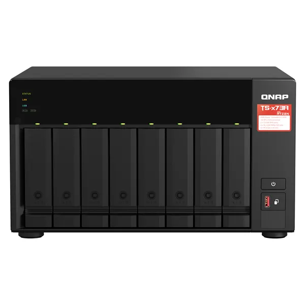 Qnap ts-873a-8g nas 8xhdd-bay 2x2.5gbe 4xusb