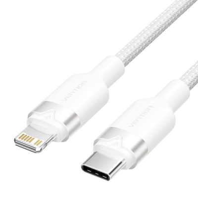 Cable USB Tipo-C Lightning Vention LALWH/ USB Tipo-C Macho -