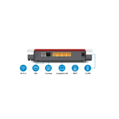 Fritz! box7530 router ax wifi6 mesh dualband