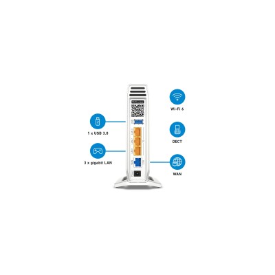 Fritz!box 4060 router wifi6 4x4 mimo mesh tri-ba