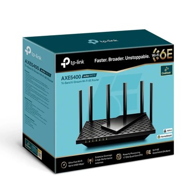 Tp-link archer axe75 router wifi6e ax5400 1xgb wan