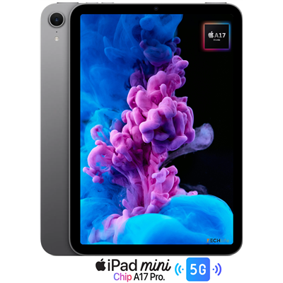 Apple iPad Mini 7 (2024) 128GB 5G+WiFi Gris Espacial A17Pro