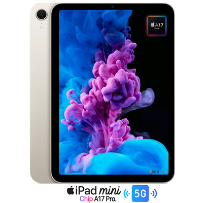 Apple iPad Mini 7 (2024) 128GB 5G+WiFi Blanco Estrella A17Pro