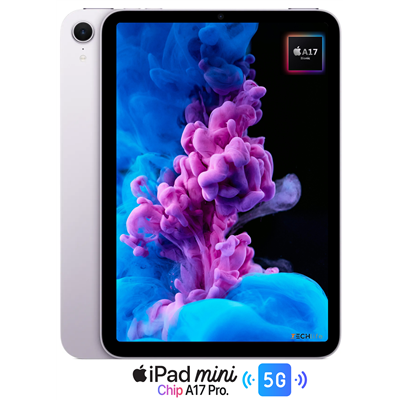 Apple iPad Mini 7 (2024) 128GB 5G+WiFi Purpura A17Pro