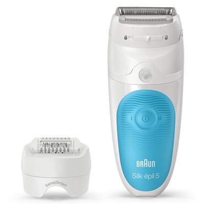 Braun Silk-épil 5 SES 5-605 28 pinzas Azul, Blanco