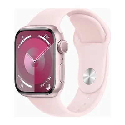 Apple Watch Series 9 (GPS) 41mm aluminio rosa con correa