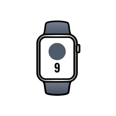 Apple Watch Series 9/ GPS/ 45mm/ Caja de Aluminio Plata/ Correa