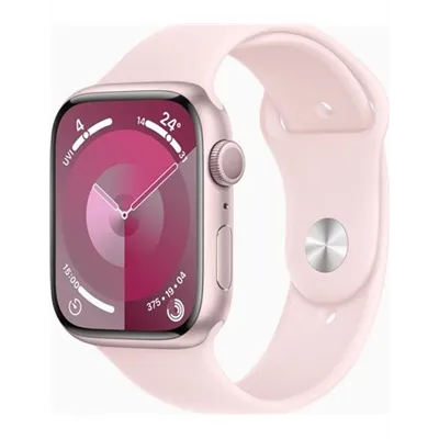 Apple Watch Series 9 (GPS) 45mm aluminio rosa con correa