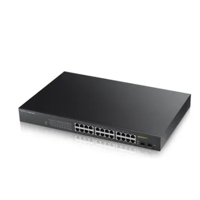 Zyxel gs1900-24hpv2 switch l2 24xgbe poe rackmount