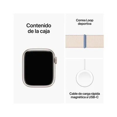 Apple Watch Series 9/ GPS/ Cellular/ 41mm/ Caja de Aluminio