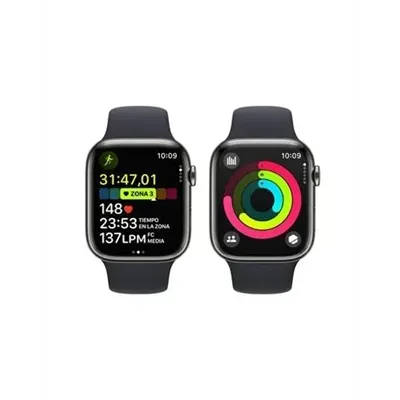 Apple Watch Series 9 (GPS + Cellular) 41mm aluminio plateado