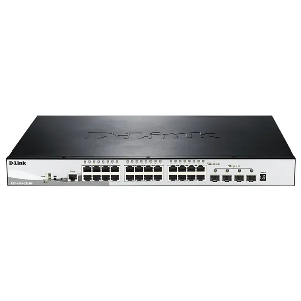 D-link dgs-1510-28xmp/e switch l2 24xgb poe 4x10gb