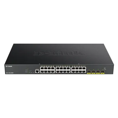 D-link dgs-1250-28xmp/e switch 24xgb poe 4x10gb