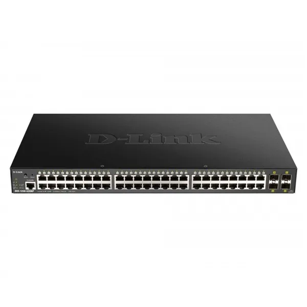 D-link dgs-1250-52xmp/e switch 48xg poe+4x10g sfp+