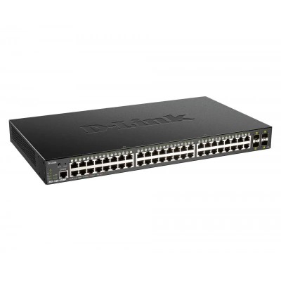 D-link dgs-1250-52xmp/e switch 48xg poe+4x10g sfp+