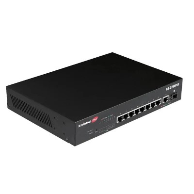 Edimax gs-5210plg switch 10xgbe lr poe+ (1xsfp)