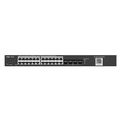 Ruijie switch l2 24 gbe poe/poe+ 4 sfp 370w