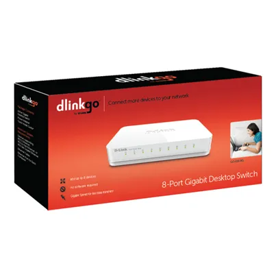 D-link go-sw-8g switch 8xgb mini