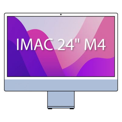 Apple iMac 24' Retina 4,5K / M4 10-Core CPU/ 16Gb/ 256Gb SSD/