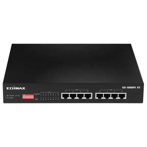 Edimax gs-1008pl v2 switch 8xgbe poe+