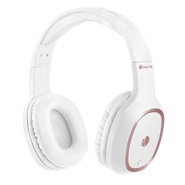 Auriculares Inalámbricos NGS Ártica Pride/ con Micrófono/ Bluetooth/ Blancos