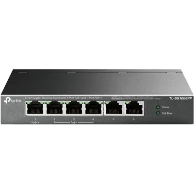 Tp-link tl-sg1006pp switch 6xgb (3xpoe+ 1xpoe++)