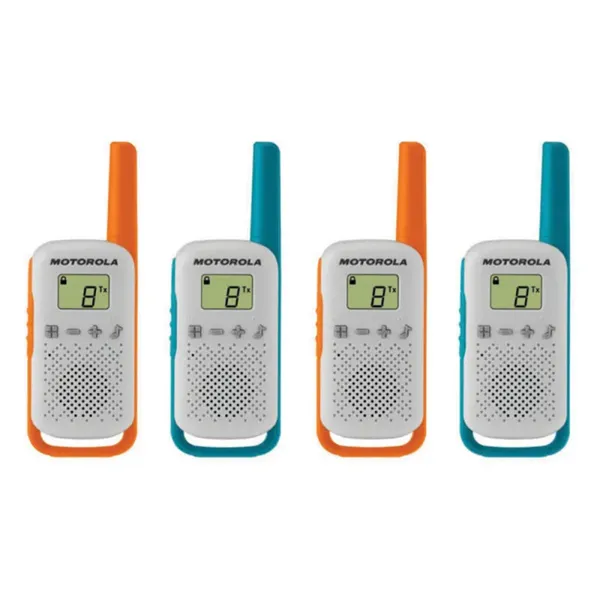 Motorola t42 walkie talkie 4km 16ch quad pack