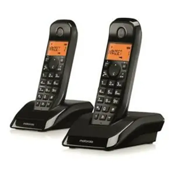 Motorola s1202 telefono dect duo negro