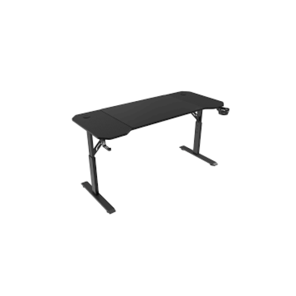 Mesa Mars Gaming Mgd Ergo 140 Regulable En Altura Tablero Negro 140x60 Chasis De Acero Alf. Xxl