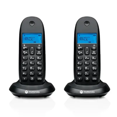 Motorola c1002 cb+ telefono dect negro duo