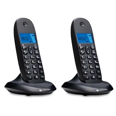 Motorola c1002 cb+ telefono dect negro duo