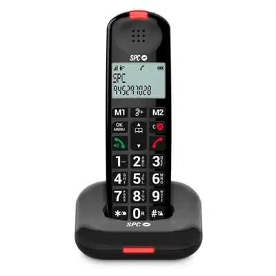 Spc 7612n telefono inalámbrico comfort kairo negro