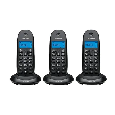 Motorola c1003 cb+ telefono dect negro trio