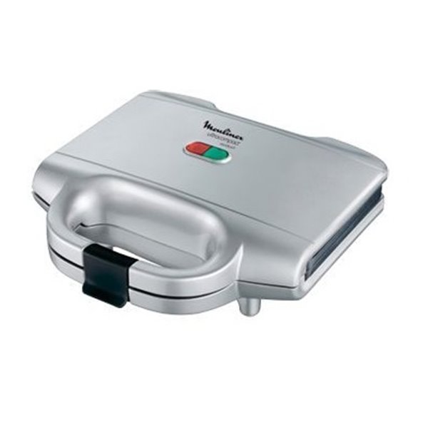 Sandwichera Grill Moulinex Sm156140 Placas Con Recubrimiento Antiadherente 700w Color Plata