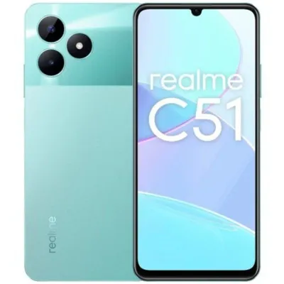 Realme c51 6.74" 90 hz 6gb 256gb mint green