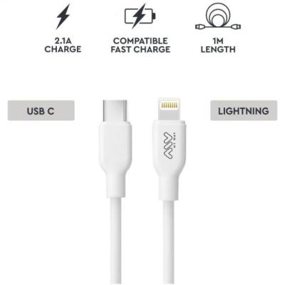 Cable USB 2.0 Tipo-C Lightning Myway MWUSC0023/ USB Tipo-C