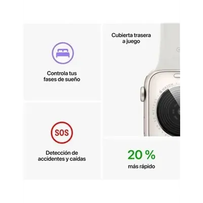 Apple Watch SE 2 Gen del 2023 (GPS) 44 mm Medianoche con correa