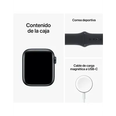 Apple Watch SE 2 Gen del 2023 (GPS) 44 mm Medianoche con correa